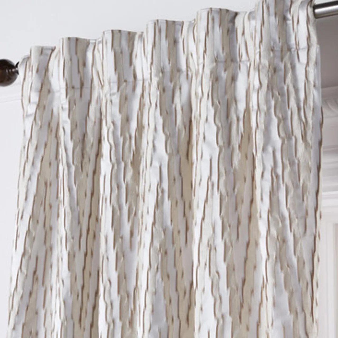 Z Gallerie Minka Textured Natural - Custom> Patterned Window Panels | Custom Window Panels