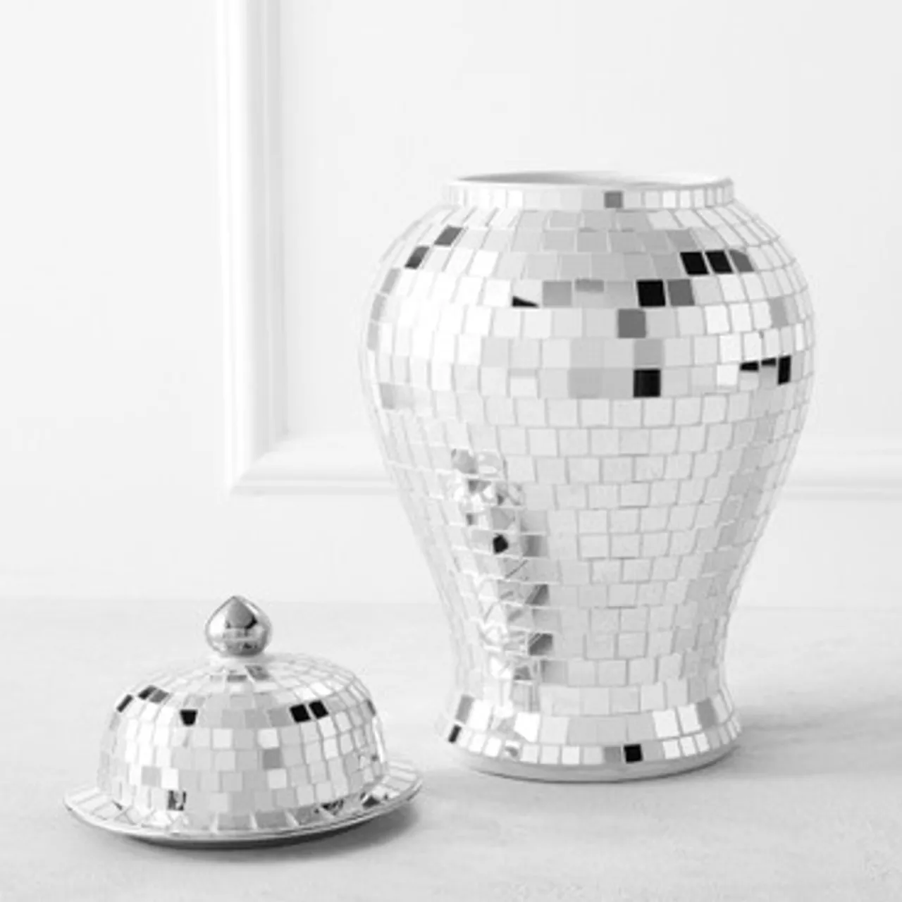 Z Gallerie Mirrored Mosaic Canister> Home Decor | Décor Sale