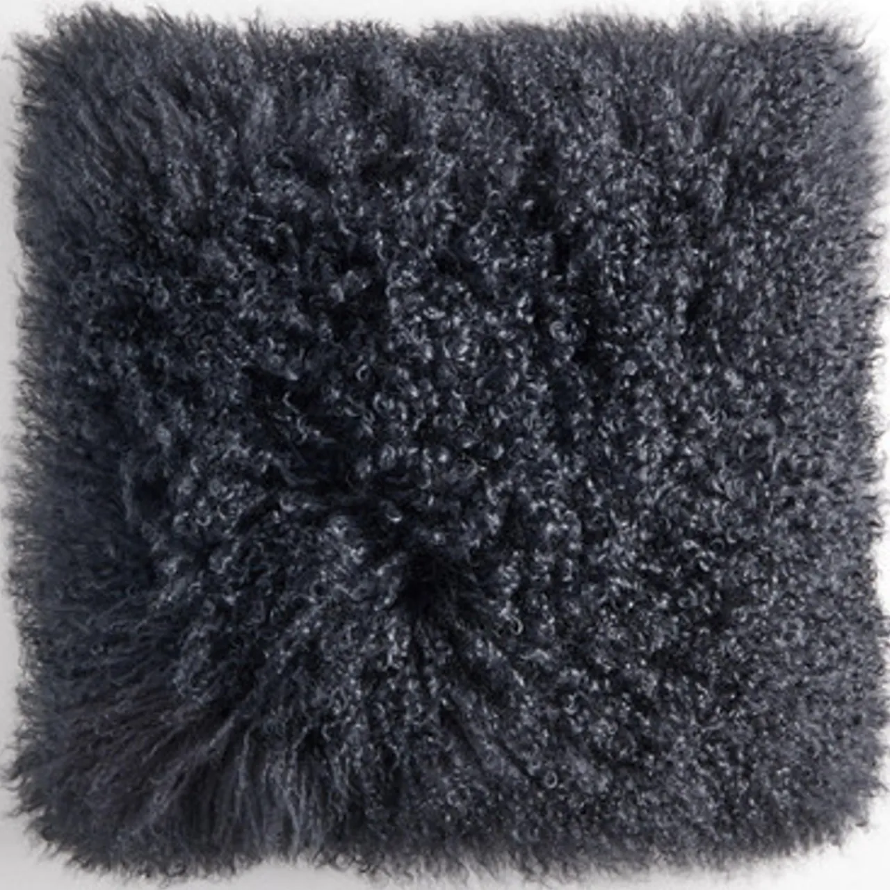 Z Gallerie Mongolian Pillow 22" - Black> Textile Sale | Mongolian & Fur Pillows