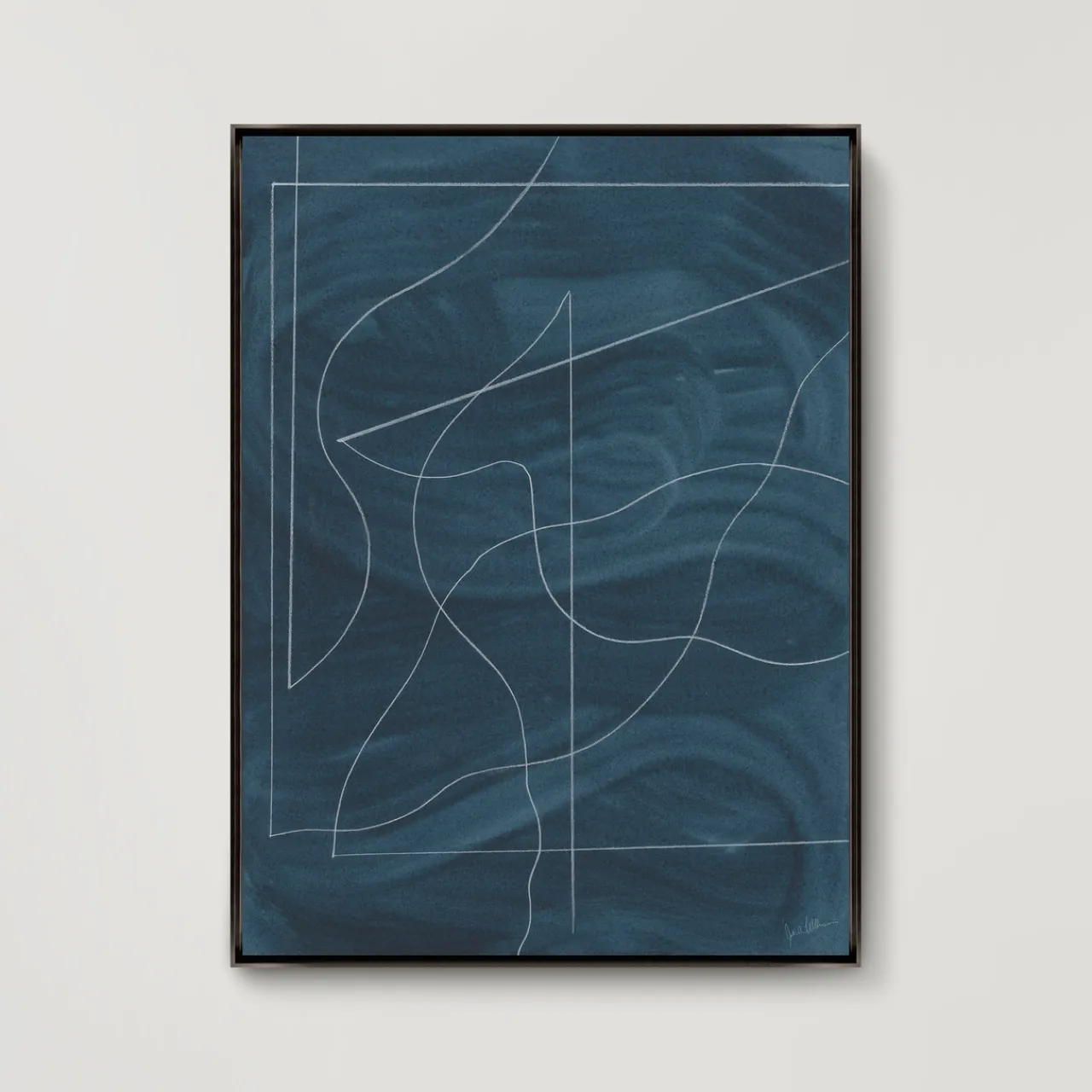 Z Gallerie Movement in Blue I> Series | Framed Art