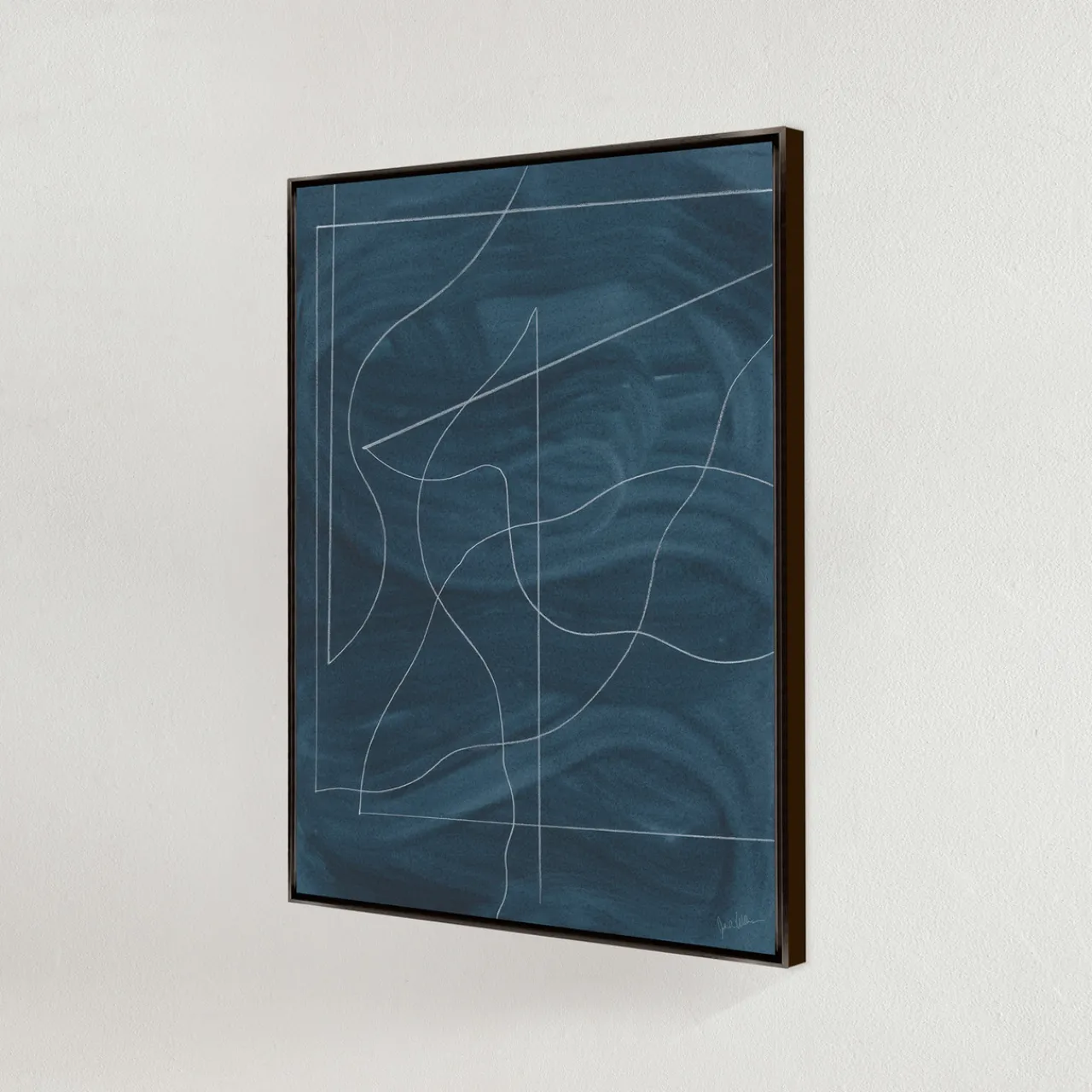 Z Gallerie Movement in Blue I> Series | Framed Art