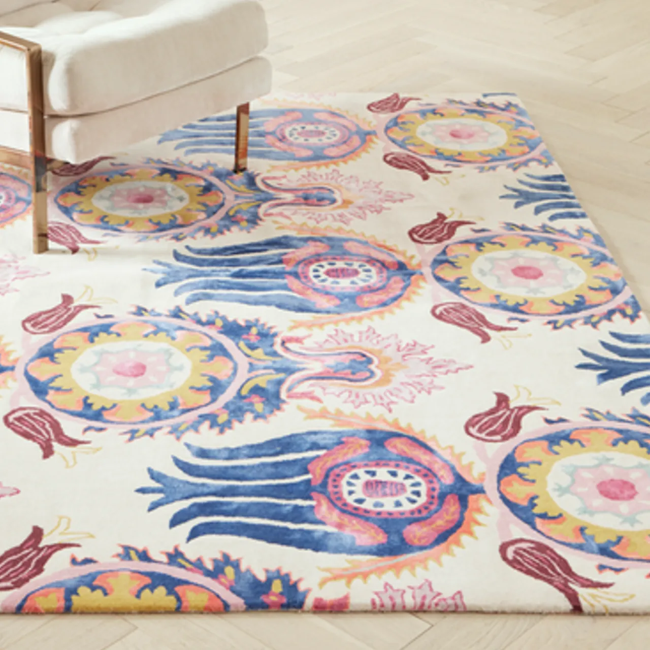 Z Gallerie Nikki Chu - Asham Rug - Sunset> Modern Rugs | Pattern Rugs