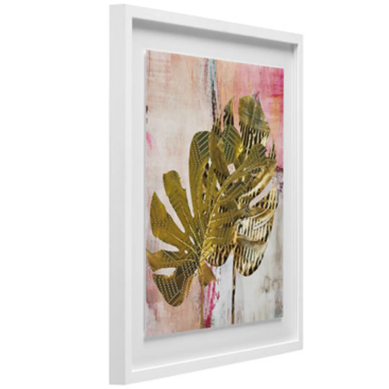 Z Gallerie Nikki Chu - Golden Palm 6> Framed Art | Blush