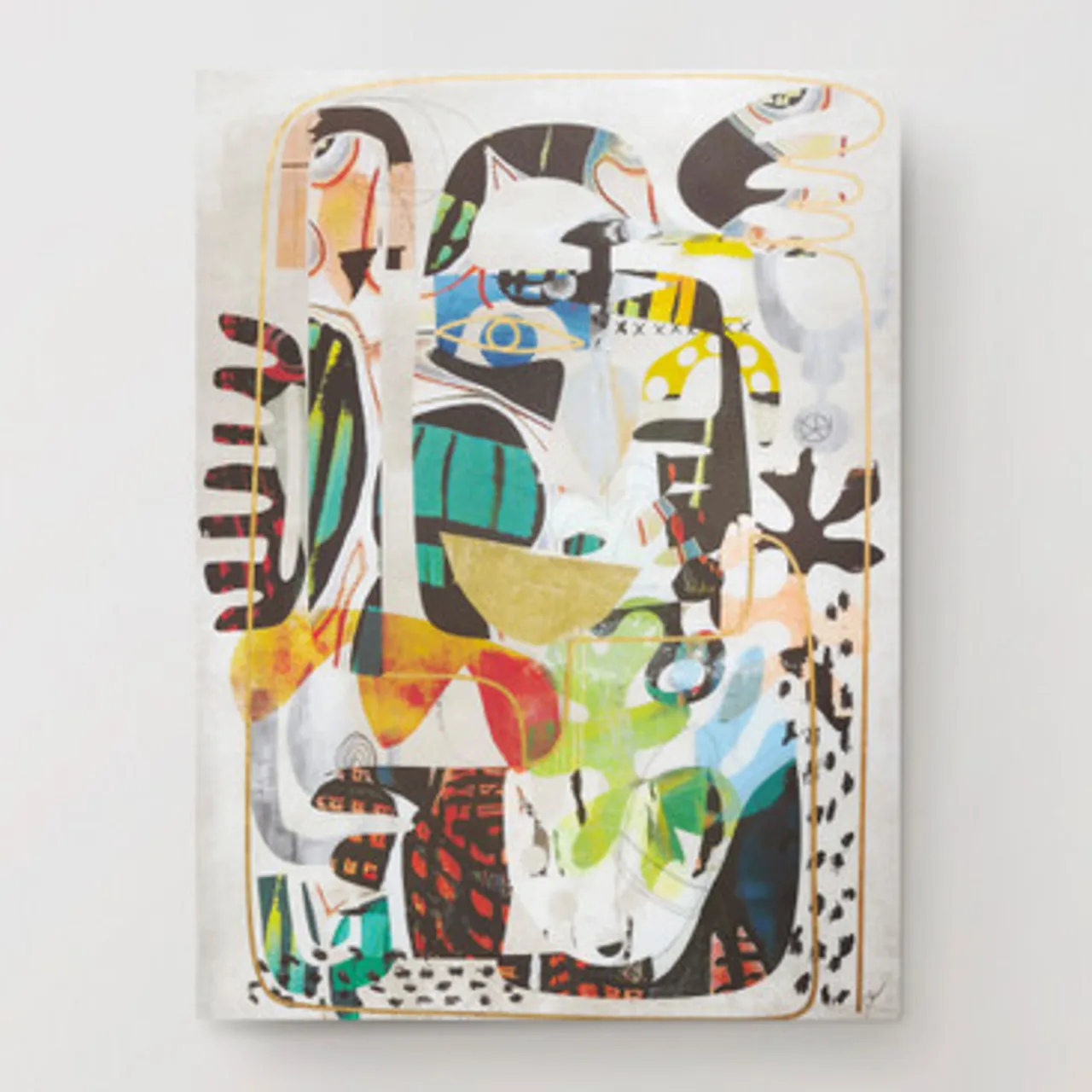 Z Gallerie Nikki Chu - Masked> Canvas | Multi Colored