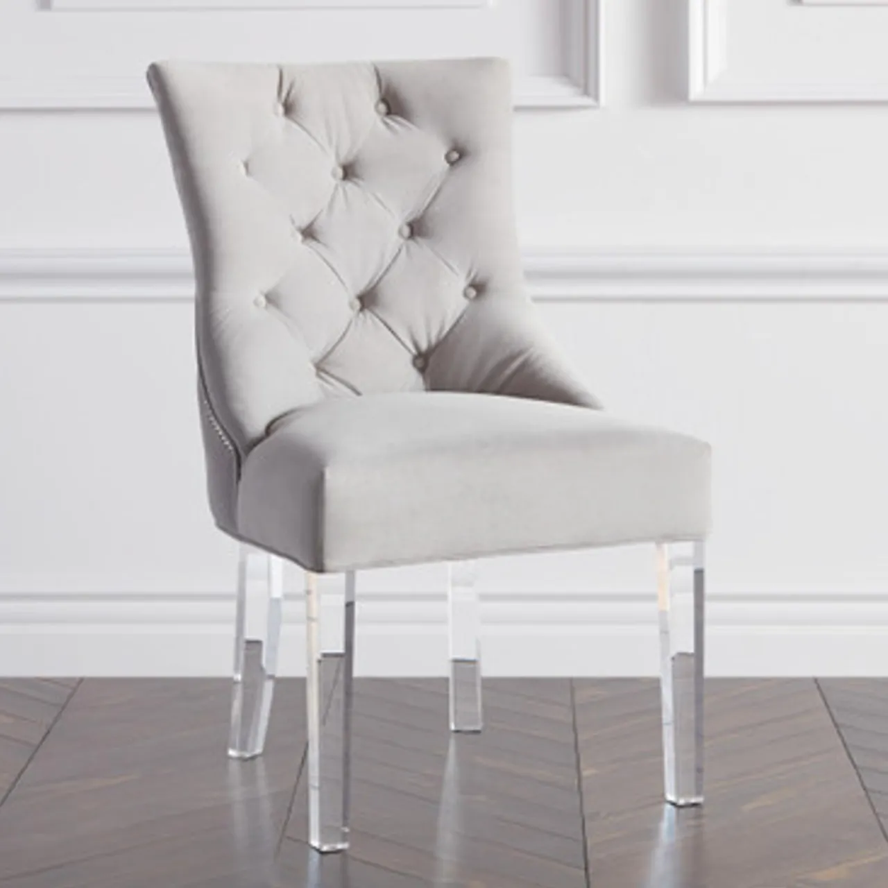 Z Gallerie Nottingham Dining Chair - Acrylic> Dining Chairs