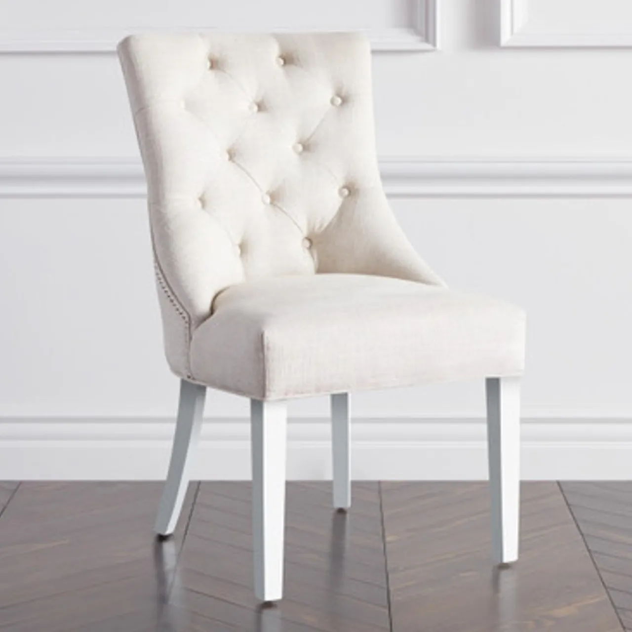 Z Gallerie Nottingham Dining Chair - High Gloss White> Dining Chairs