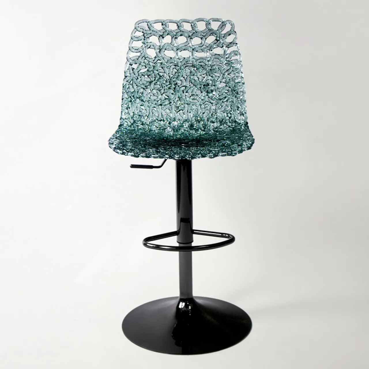 Z Gallerie Ocean Blue Weave  Bar Stool> Dining Bench & Stools