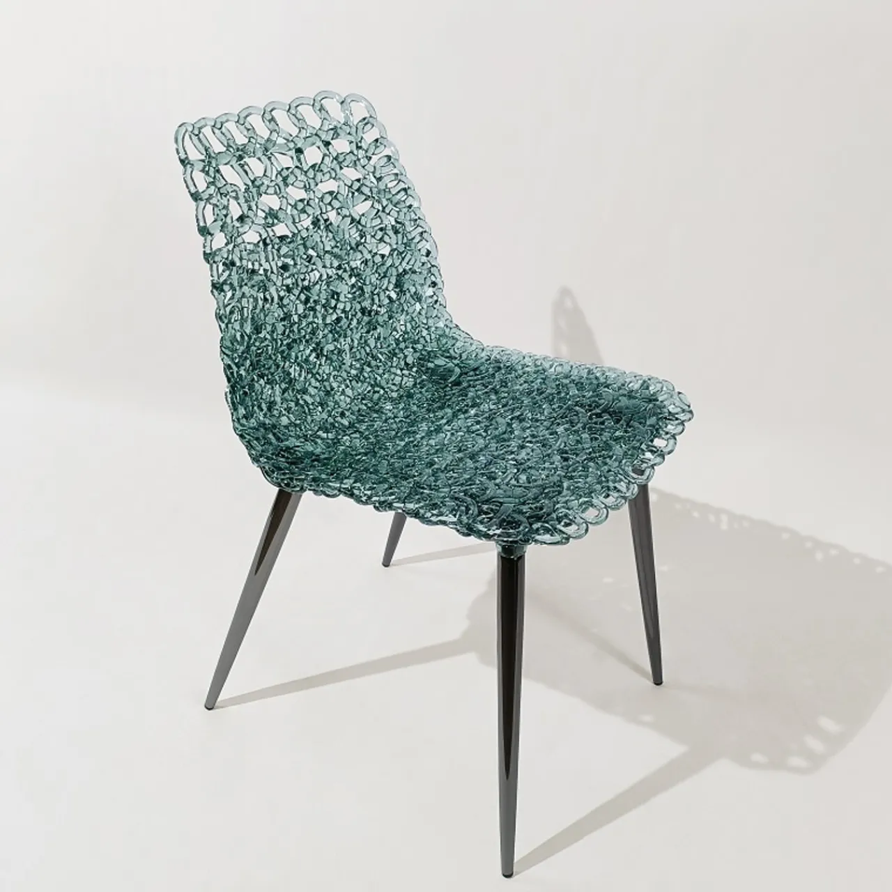 Z Gallerie Ocean Blue Weave Dining Chair> Dining Chairs