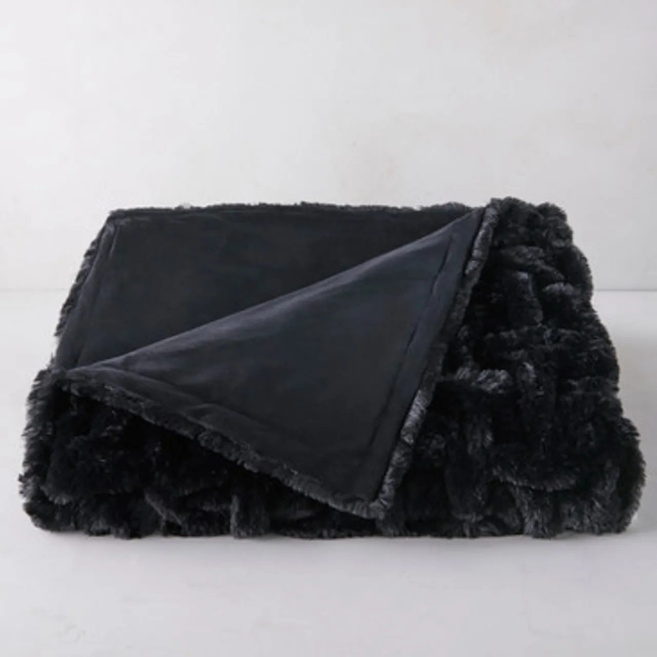 Z Gallerie Oslo Throw - Black> Solid Throws | Textile Sale