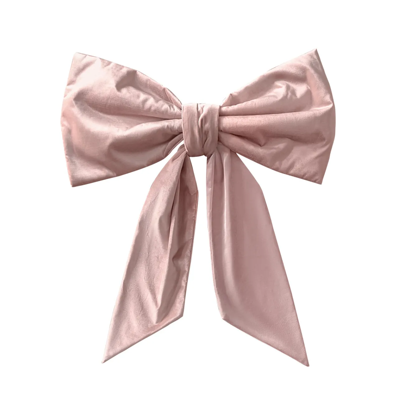 Z Gallerie Overszied Velvet Bow 28" - Blush> Stockings & Tree Skirts | Décor