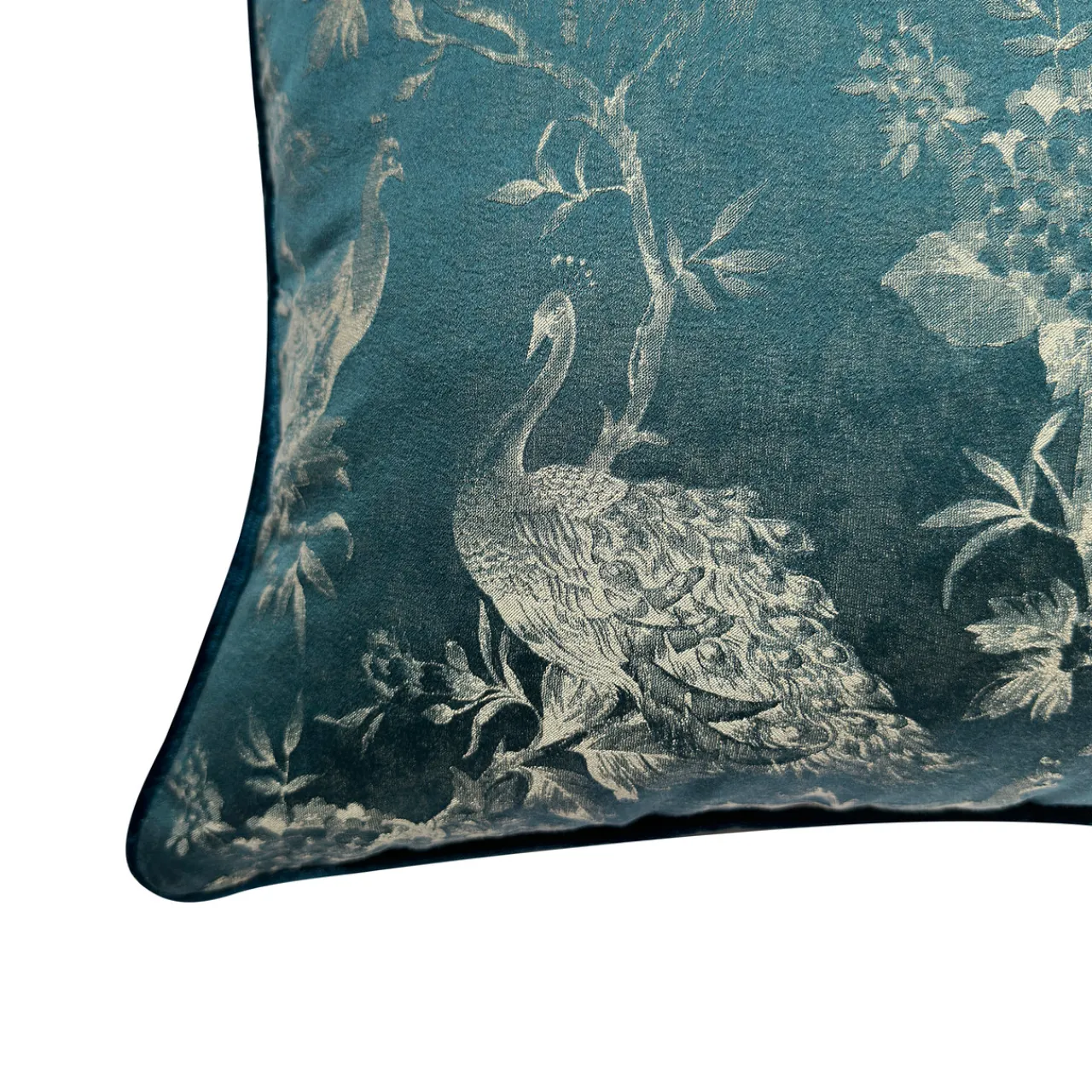 Z Gallerie Peacock Pillow 20" - Teal> Textile Sale | Novelty Pillows