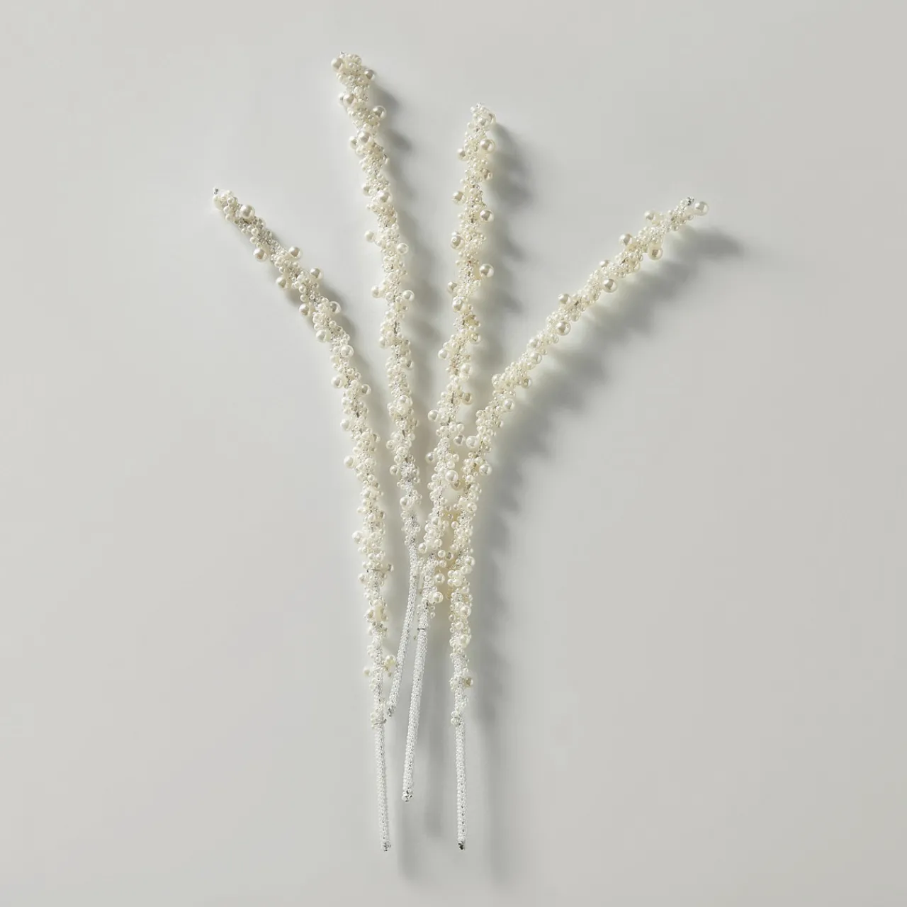 Z Gallerie Pearled Icicle Tree Pick 21" - Set of 4> Ornaments | Décor Sale