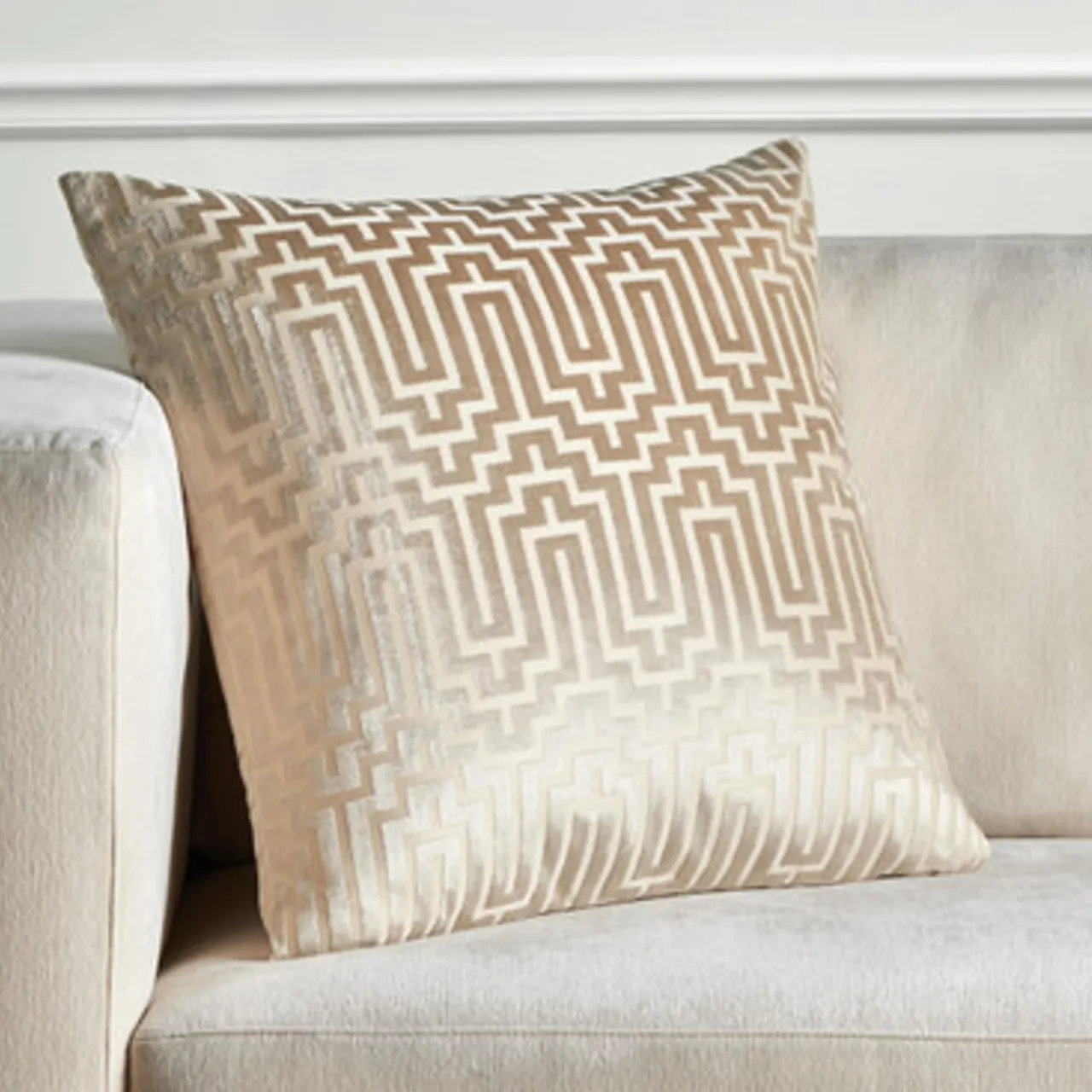 Z Gallerie Porter Pillow 24" - Soft Gold> Textile Sale | Solid Pillows