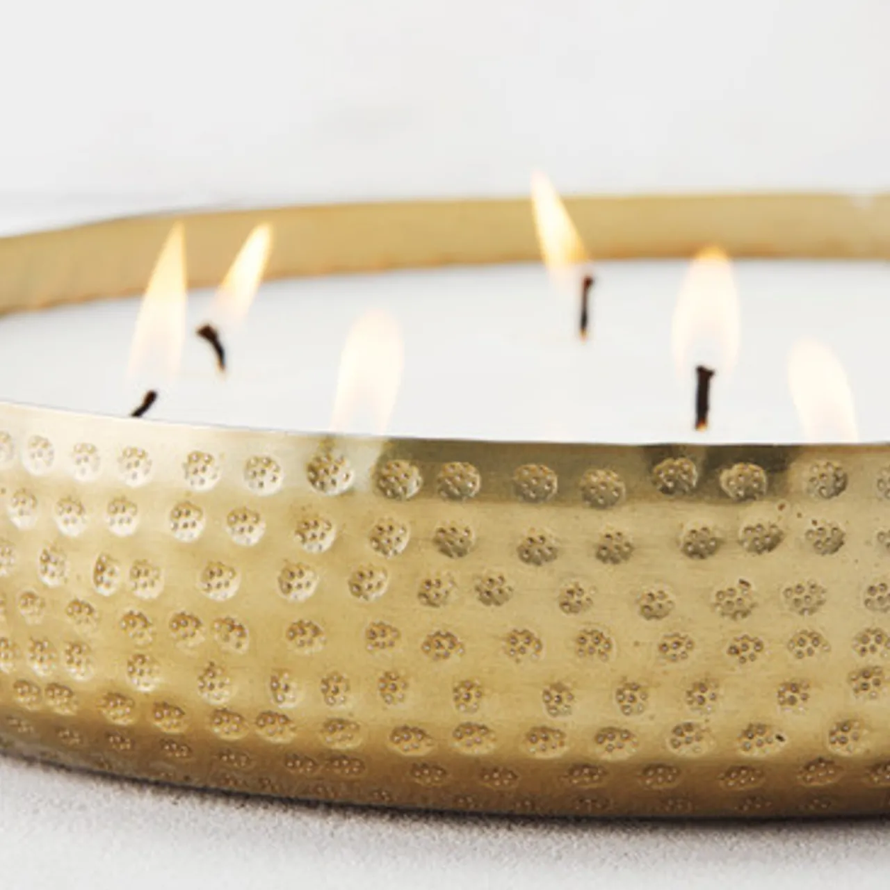 Z Gallerie Round Hammered Candle> Candles | Décor Sale