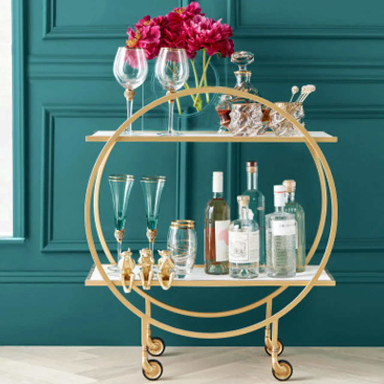 Z Gallerie Russo Bar Cart> Barware & Entertaining | Tabletop Sale