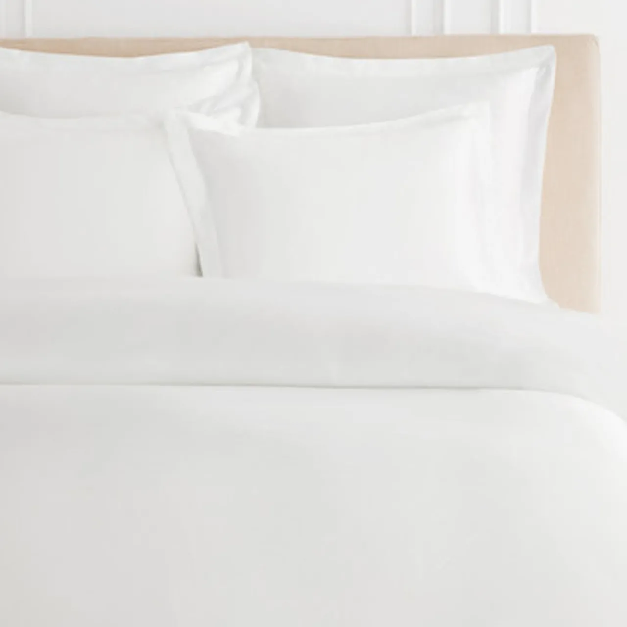 Z Gallerie Solange Bedding - Pearl> Solid Bedding | Duvets Covers & Shams