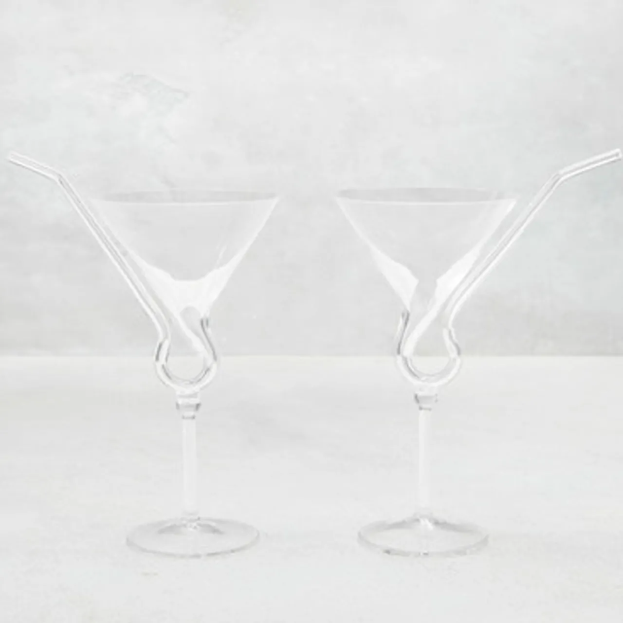 Z Gallerie Straw Martini - Set of 2> Barware & Entertaining | Tabletop Sale