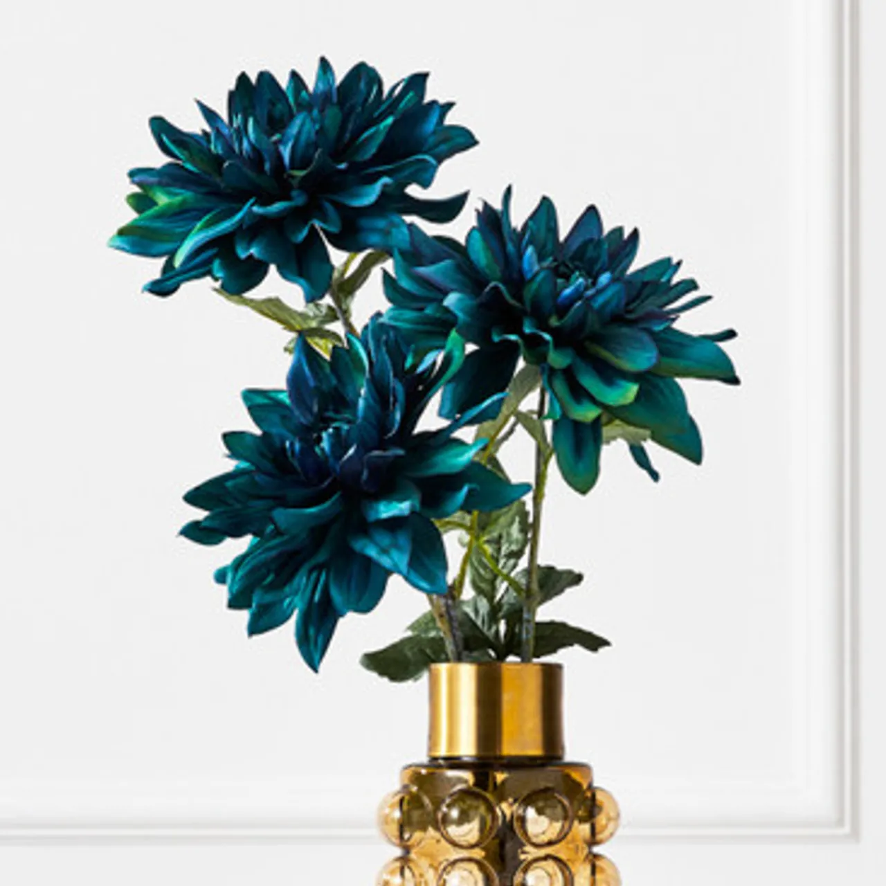 Z Gallerie Teal Open Dahlia - Set of 3> Home Decor | Décor Sale