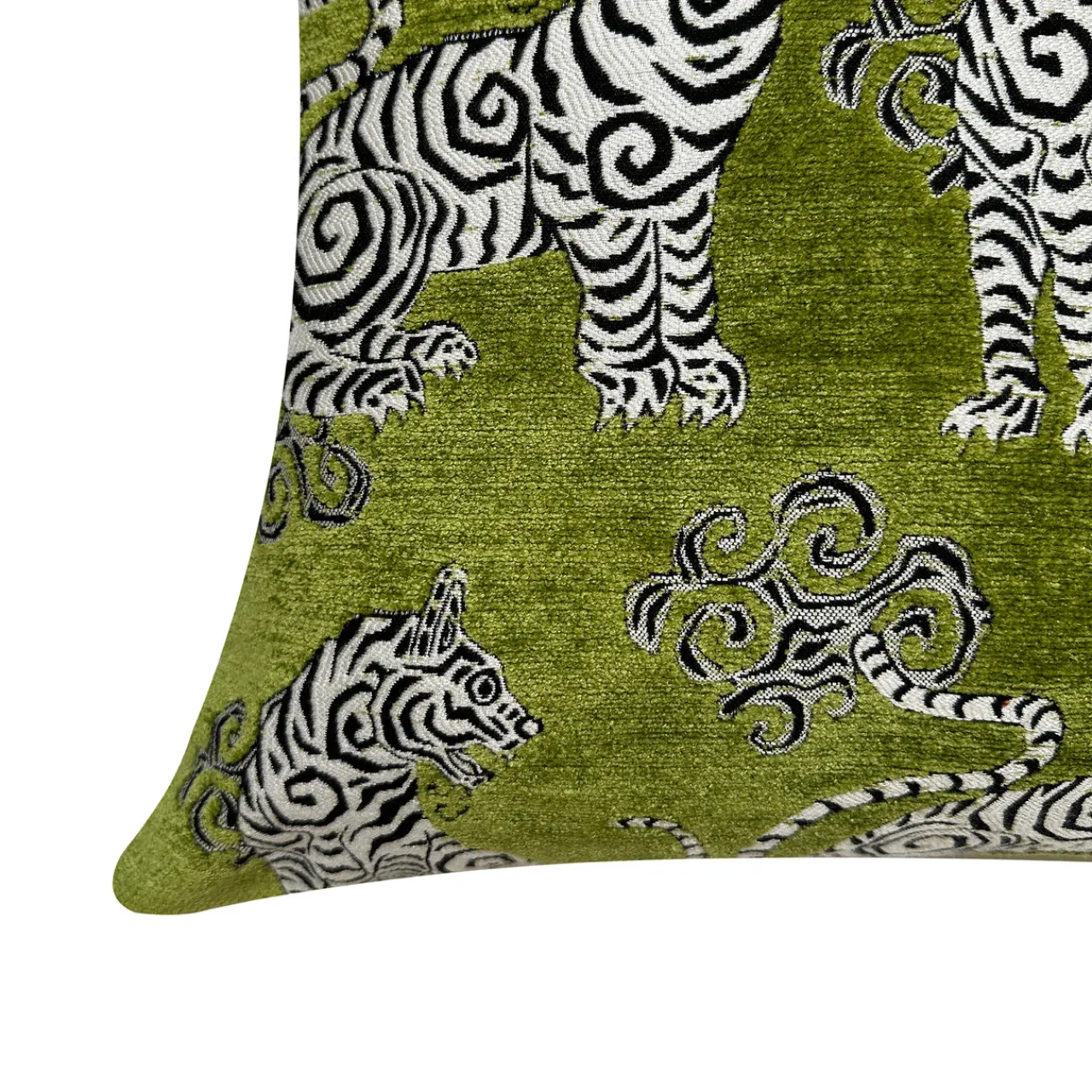 Z Gallerie Tigress Pillow 20" - Citron Green> Textile Sale | Novelty Pillows