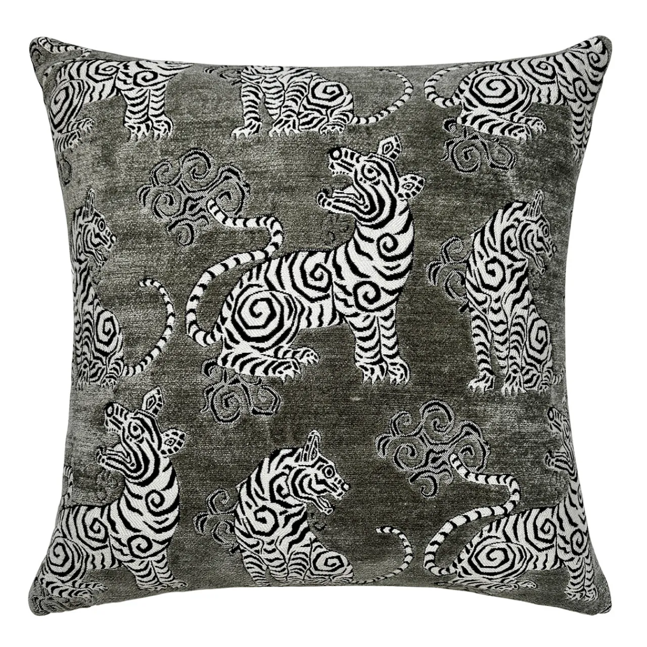 Z Gallerie Tigress Pillow 20" - Taupe> Textile Sale | Novelty Pillows