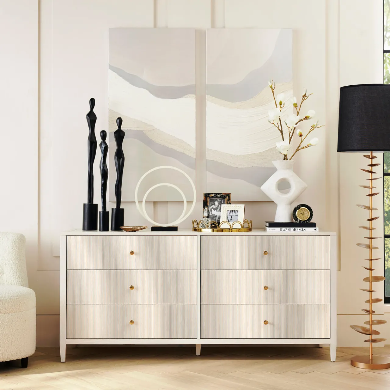 Z Gallerie Viola Wide Dresser> Dressers