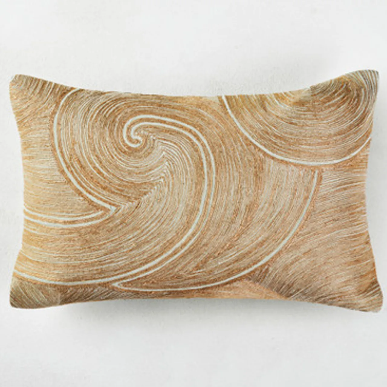 Z Gallerie Whirlpool Lumbar Pillow - Champagne> Textile Sale | Patterned Pillows