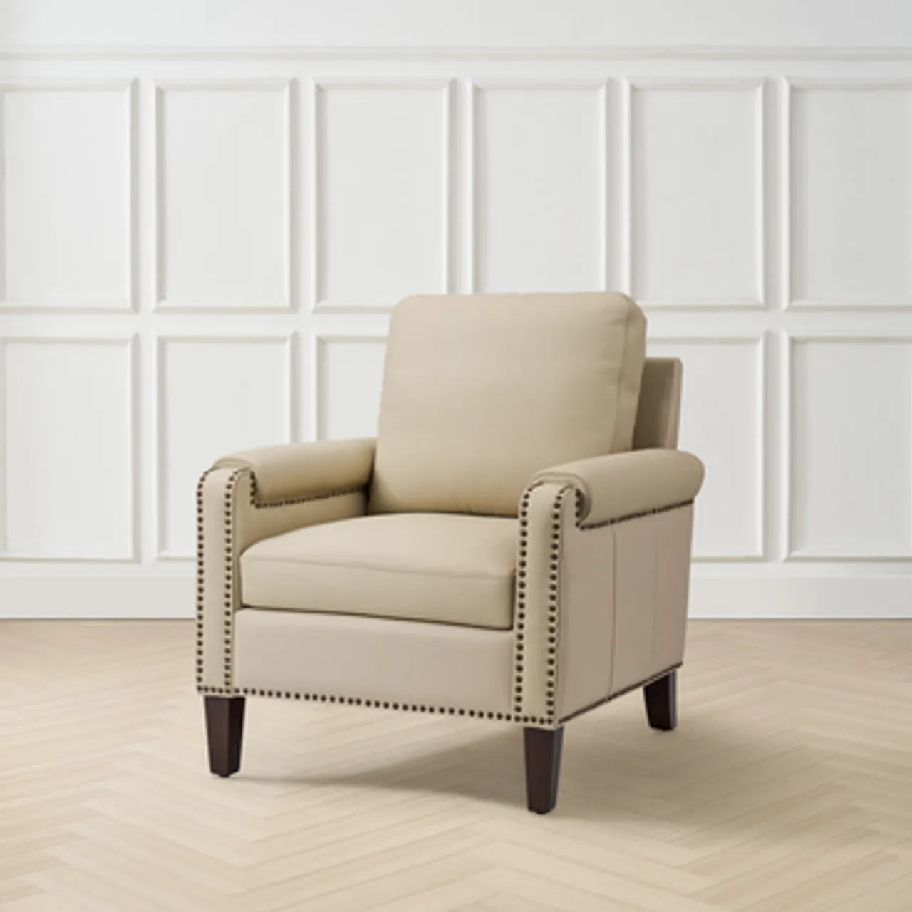 Z Gallerie Woodhaven Club Chair - Beige> Accent Chairs