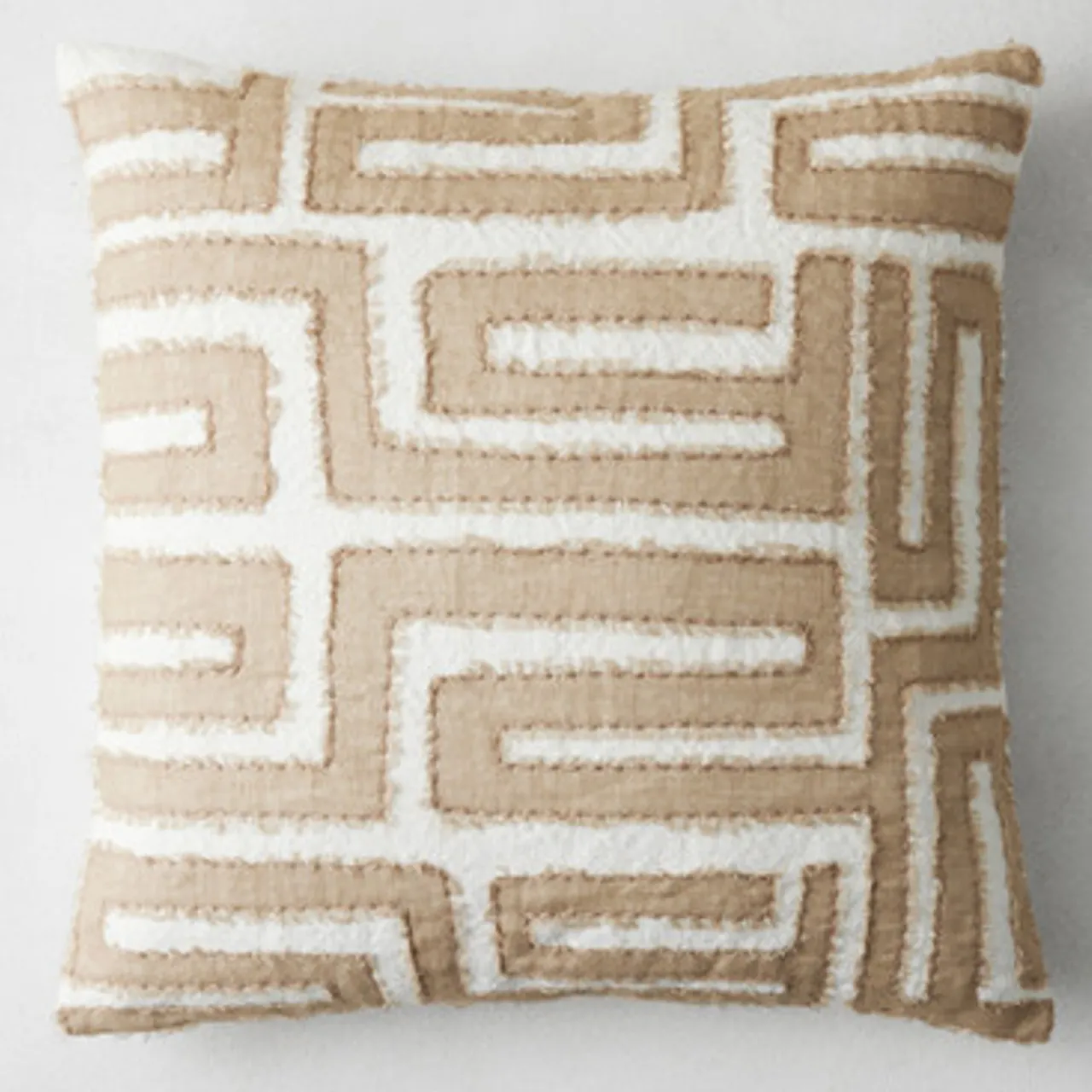 Z Gallerie Zane Pillow 22" - Natural/Ivory> Textile Sale | Patterned Pillows